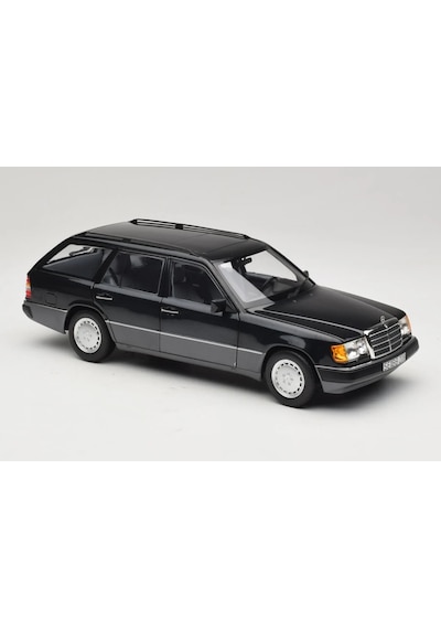 1:18 Ölçek Norev 1990 Mercedes Benz 300d T Model Blue-black Diecast Metal Minyatür Model Araba 25cm