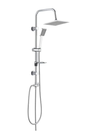 Tema 53240 Rain Quadro Tepe Duş Takımı Seti Krom