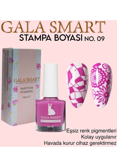 Gala Smart - Stampa Boyası 10 Ml No:09