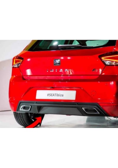 Seat İbiza 2 Çıkış Görünümlü Difüzör 2017 Sonrası Modeller