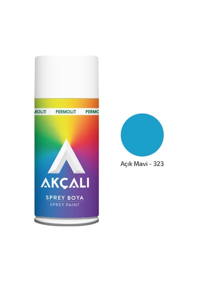 Akçalı Sprey Boya 400 Ml 323 Açık Mavi Açık Mavi