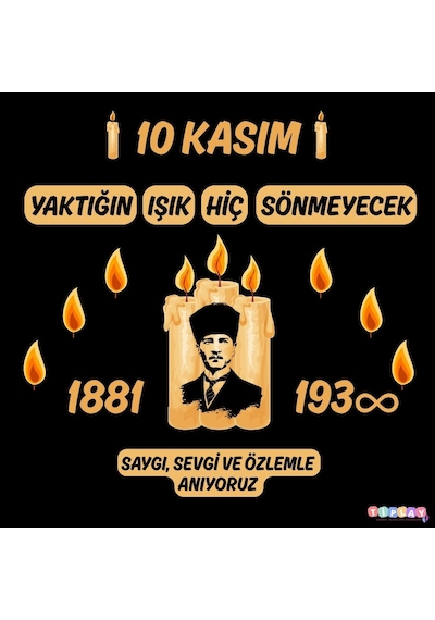 10 Kasım Okul Pano Süsü 7