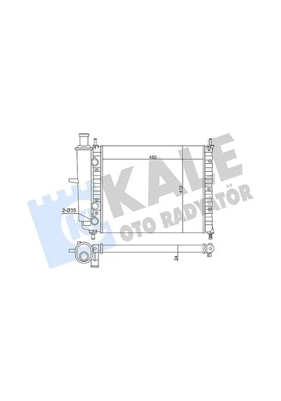 Kale 359140 Motor Radyatoru 46534995 K46534995