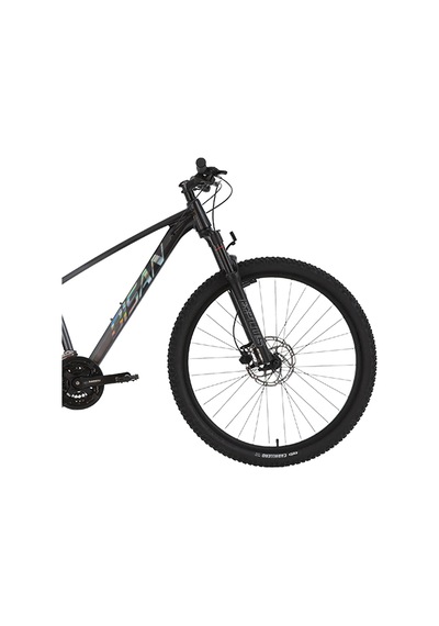 Bisan Bold 8.3 - 27.5 Jant 17'' 43cm M Kadro 24 Vites Dağ Bisikleti - Siyah / Gri Çok Renkli