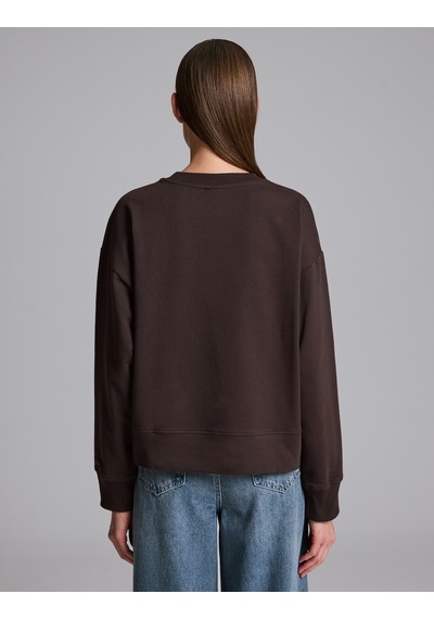 Pierre Cardin Kahverengi Oversize Sweatshirt 50333429-vr029