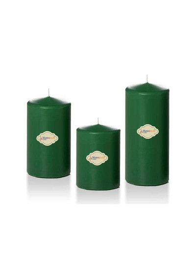 3 Lü Small Set Mum Yeşil Çap :5 cm