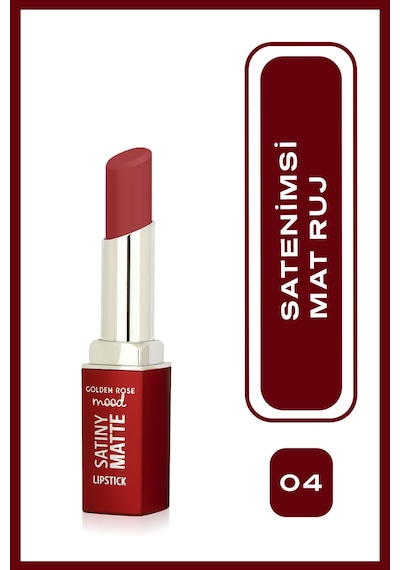 Mood Lip Combo Set - Defining Dudak Kalemi No:11 - Satiny Matte Ruj No:04