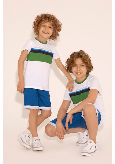 U.s. Polo Assn. Erkek Çocuk Saks Şort / Bermuda 50282972-vr045 Mavi