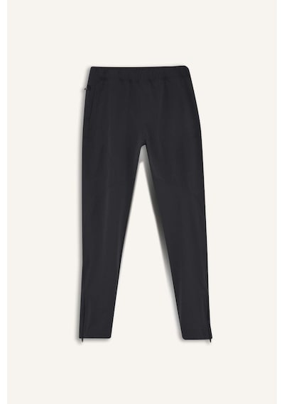 Defacto Defactofit Slim Fit Dar Kesim Çift Cepli Fermuarlı Paça Dokuma Jogger B2780ax25auar231 Antrasit