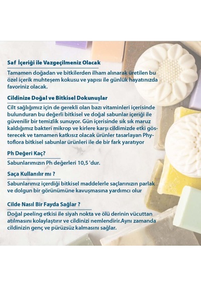 Phyto Flora Papatya Özlü Sabun 125 Gram X2 Set İndirimli Diğer