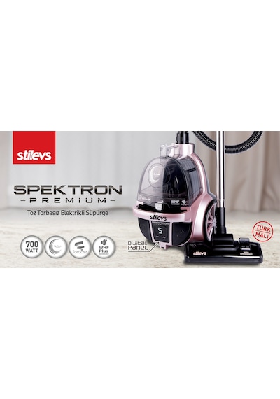 Stilevs Spektron Premium 700 W Digital Toz Torbasız Elektrikli Süpürge