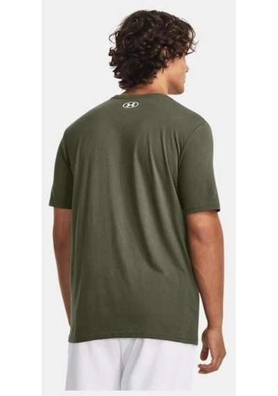 Under Armour Ua Camo Chest Stripe Ss Erkek T-shirt-28305-yeşil