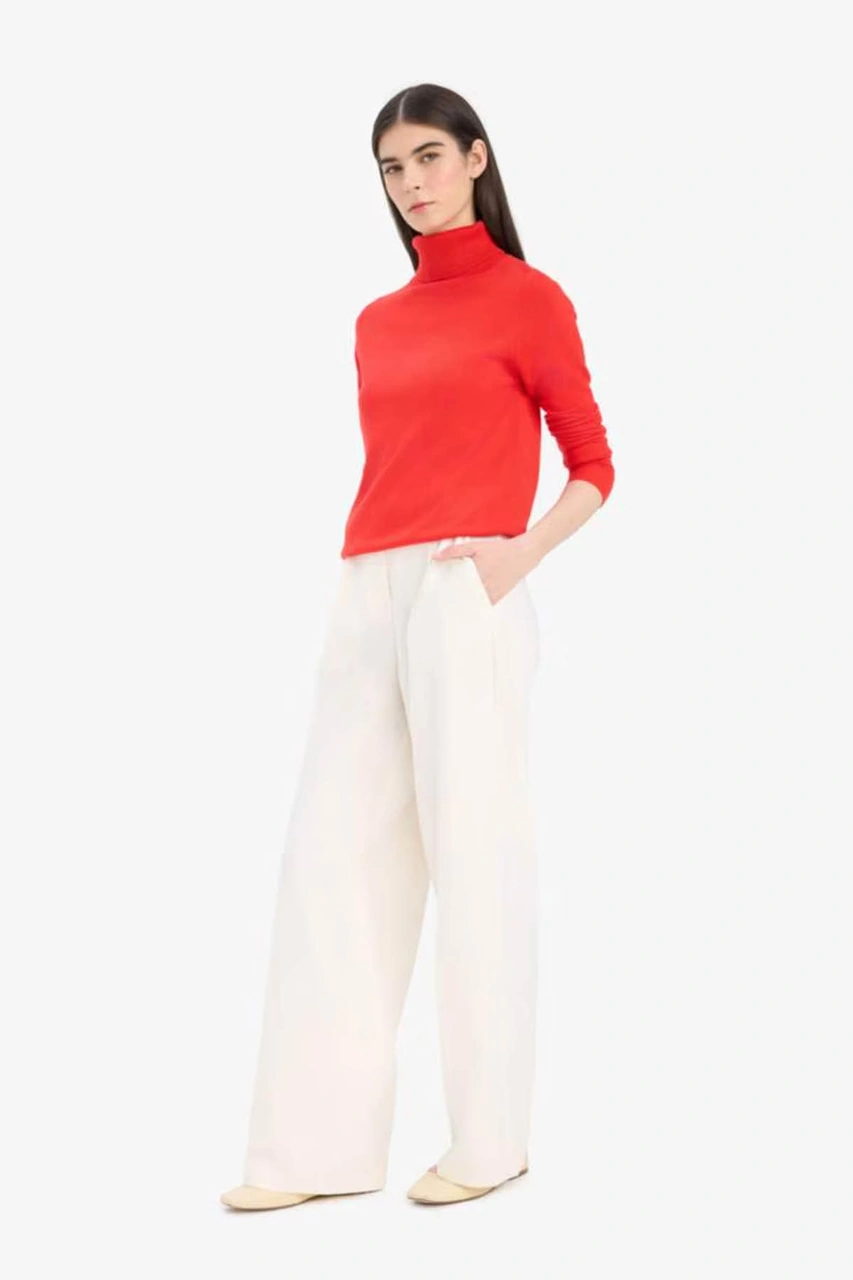 Defacto Regular Fit Balıkçı Yaka Kırmızı Kadın Kazak H1651az/rd227 Kırmızı