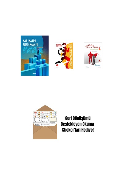 Başarı Düşünürü + Rağmenciler - Akacak Azim Damarda Durmaz + İnsan İsterse - Azmin Zaferi Öyküleri 5 + Okuma Sticker'ları