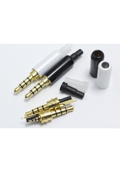 4 Boğumlu 3.5 Mm Stereo Erkek Jack Kaliteli - Siyah
