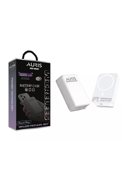 Auris Mg02 10.000 Mah Magsafe Powerbank Beyaz
