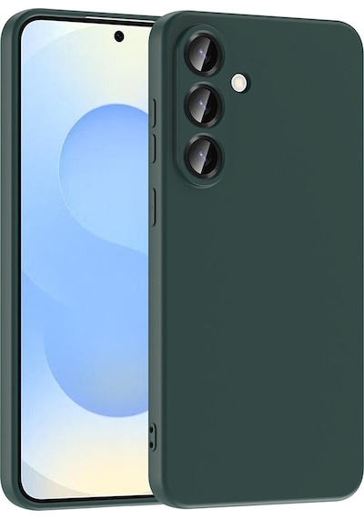 Samsung Galaxy Uyumlu S25 Fe Kılıf Mkst Mara Lansman Kapak - Siyah Siyah