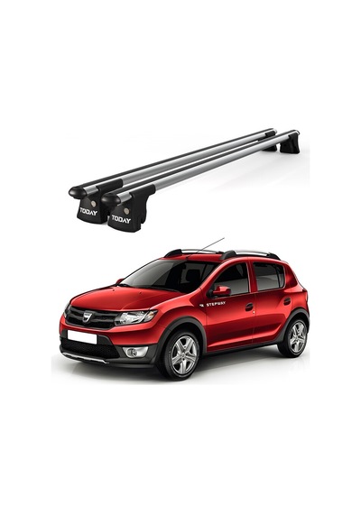 Trio-ı Dacia Sandero 2009-2011 Uyumlu Kilitli Ara Atkı 120cm Port Bagaj Tavan Barı