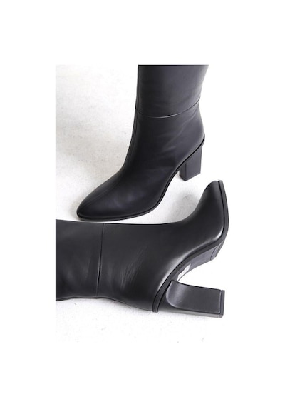Mubiano Hakiki Deri Collection Kadın Fermuar Detaylı Topuklu Düz Çizme Siyah - Mcalm4242 - S Siyah Mubiano Hakiki Deri Collection Kadın Fermuar Detaylı Topuklu Düz Çizme Siyah - Mcalm4242 - S Siyah