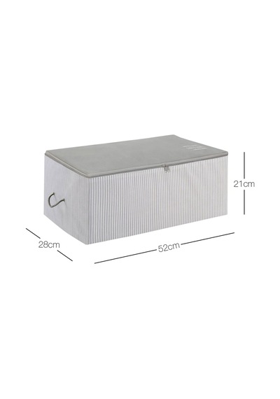 Ocean Home Textile Orta Boy Gri Çizgili Stuff & Things Hurç 52 X 28 X 21 Cm Sku: Smg8690010164964 Açık Bej