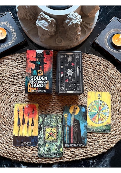 Golden Story Tarot Destesi 78 Kart - Arındırma Kesesi Hediyeli