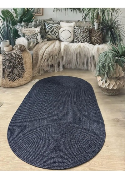 Jüt, Halı, Kilim, Paspas, Yolluk, Balkon Halısı, Kolidor Halısı, Çeyizlik Ev Eşyası, Banyo Paspası 100 X 150 Antrasit