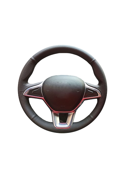 Renault Symbol 2017 sonrası  - Spor desen komple direksiyon kılıfı siyah dikiş