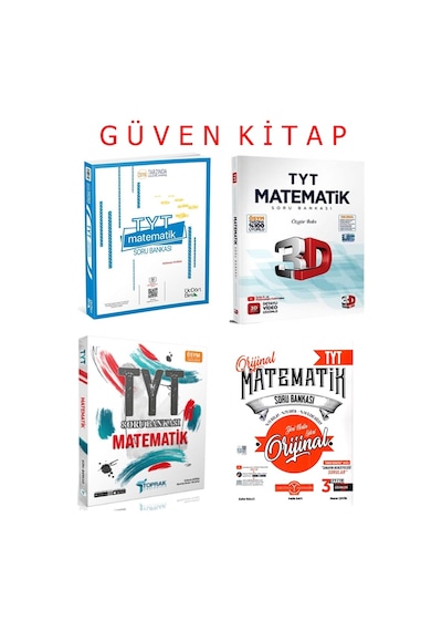 3d Toprak Orijinal 345 Yayınları Tyt Matematik S.b. Seti
