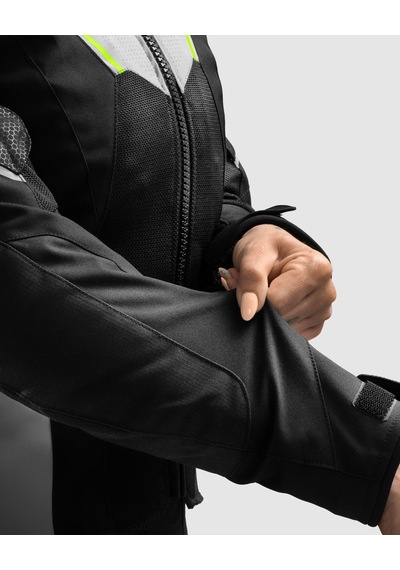 Rebelhorn Hiflow 5 Women Kadın Yazlık Motosiklet Montu Siyah - Gri - Sarı
