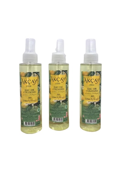 Akçay 80 Derece Limon Kolonyası Sprey 150 ML x 3