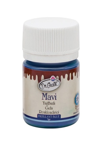 Dr Gusto Yağ Bazlı Çikolata Boyası 7Gr Mavi