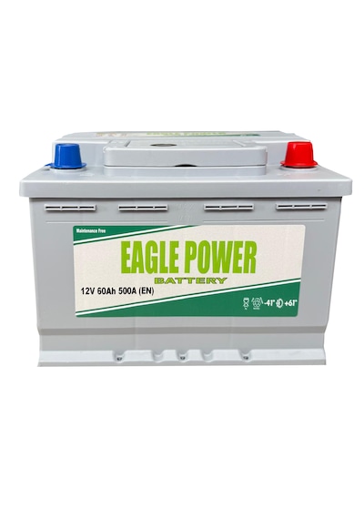 12v 60ah Otomobil Aküsü 2025 Üretim 2 Yıl Garanti
