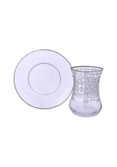 Decorium Çay Takımı 12 Parça Patrice 02 Platin Ars 719