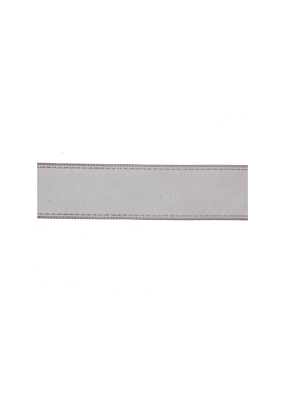 2,5cm X 45metre Kenarı Dikişli Organze Kumaş Kurdela 001
