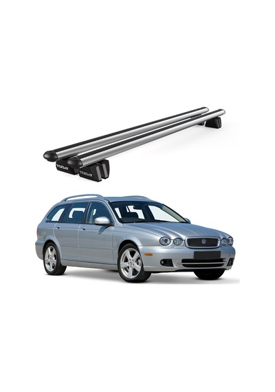 Pençe Jaguar X-taype Sw 2004-2009 Uyumlu Gri Ara Atkı Port Bagaj Tavan Barı