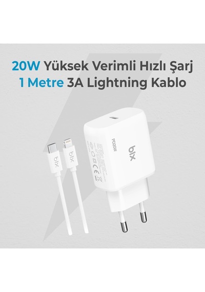 Bxcl20ta 20w Pd Süper Hızlı Type-c Şarj Cihazı, Type-c Den Lightning E Kablosuyla İphone 17 Serisi, İphone 16 Serisi, İphone 15 Serisi 14/14 Pro/14 Pro Max, İpad 9 Ve Fazlasıyla Uyumlu Bxcl20ta 20w Pd Süper Hızlı Type-c Şarj Cihazı, Type-c Den Lightning E Kablosuyla İphone 17 Serisi, İphone 16 Serisi, İphone 15 Serisi 14/14 Pro/14 Pro Max, İpad 9 Ve Fazlasıyla Uyumlu