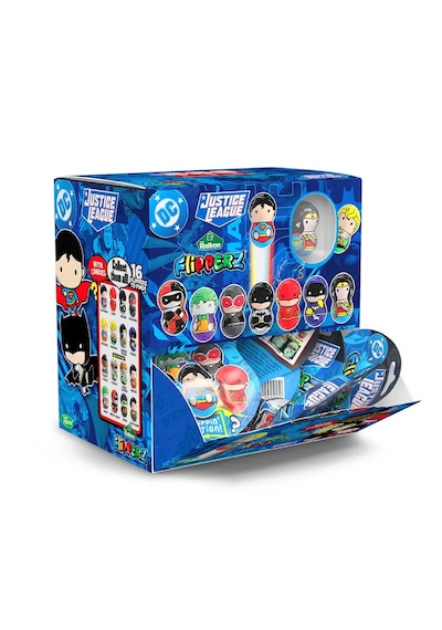 Relkon Justice League Flipperz 2. Seri Lisanslı Figürlü Oyuncaklı Meyveli Şekerleme Hacıyatmaz 3 Adet