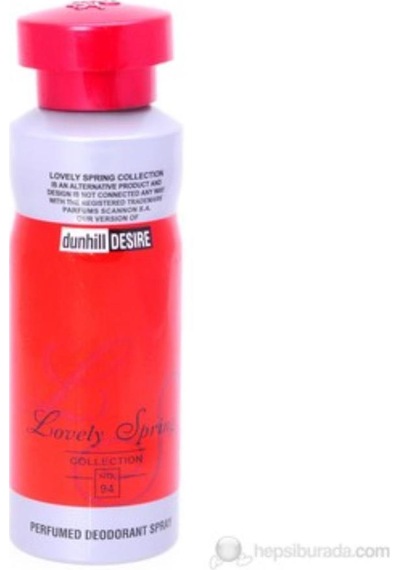 Lovely Spring Dunhill Desire Deodorant 200 Ml