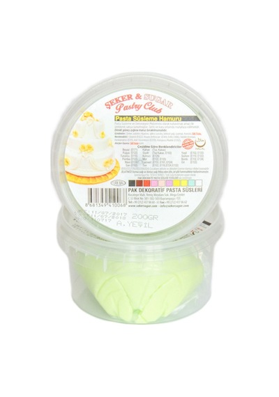 Şeker & Sugar Açık Yeşil Şeker Hamuru 200 G