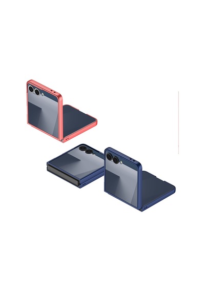 Galaxy Uyumlu Z Flip 7 Kılıf Wireless Şarj Özellikli Pazarplus Kıpta M-safe Kılıf Pembe