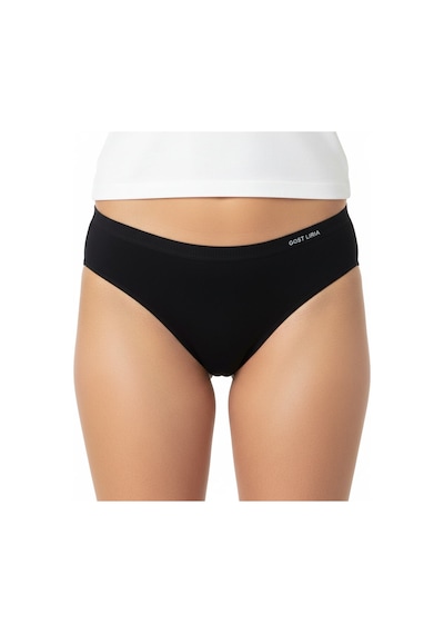 - Premium Bambu Kadın Slip 6 Lı Paket Siyah Siyah