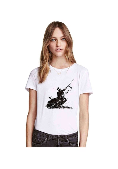 Silhouette Samurai Kadın Beyaz Tshirt (534311034)