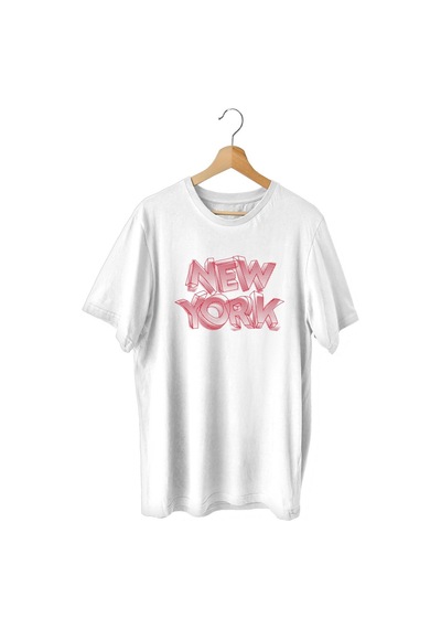 Bluu Newyorklite Sporcu T-Shirt Bisiklet Yaka (528819112)