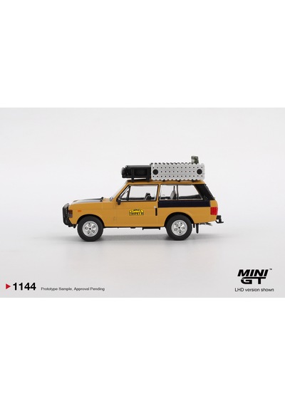 1:64 Ölçek Mini Gt 1981 Land Rover Range Rover C.swoboda & K.mentel Diecast Metal Minyatür Model Araba 5cm