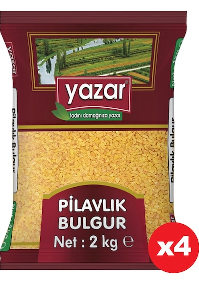 Yazar Pilavlık Bulgur 4 x 2 KG