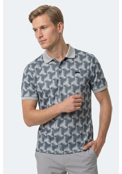 Slazenger Katarın 2 Li Set Erkek Siyah - Gri Tişört