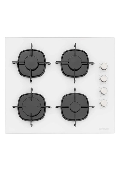 Silverline BO6503W01 - CS5335W02 - 3481 Flam Beyaz Cam Ankastre Set