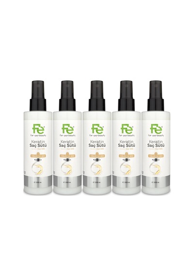 Fe Keratin Saç Sütü 200ml 5 Li Set