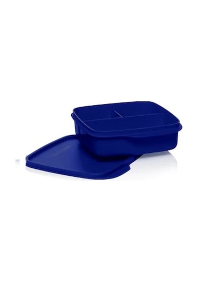 Tupperware Bölmeli Beslenme Kutusu Saklama Kabı 550ml Gece Mavisi