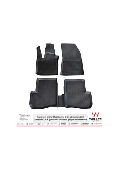 Dacia Lodgy Paspas 2013 2021 Arası 3D Havuzlu Wöller Paspas
